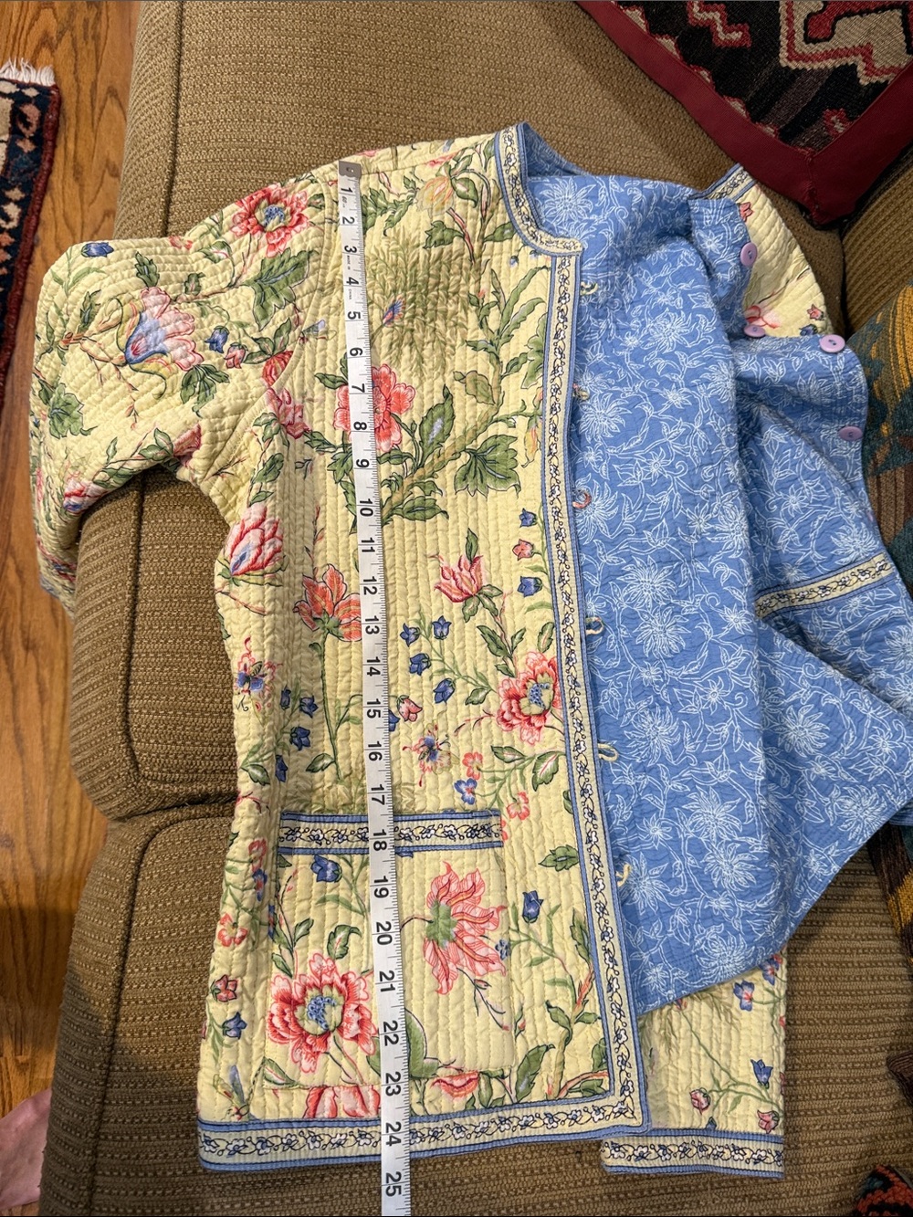 Reversible Floral Quilted Jacket - Picture 6 of 6